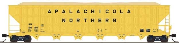 PREORDER Trainworx N 27057-04 Greenville 7000-Cubic Foot Wood Chip Hopper, Apalichicola Northern