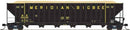 PREORDER Trainworx N 27058-01 Greenville 7000-Cubic Foot Wood Chip Hopper, Meridian & Bigbee