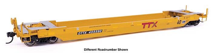 Walthers Proto HO 920-109139 Gunderson Rebuilt All-Purpose 40' Well Car, Ready-To-Run, DTTX