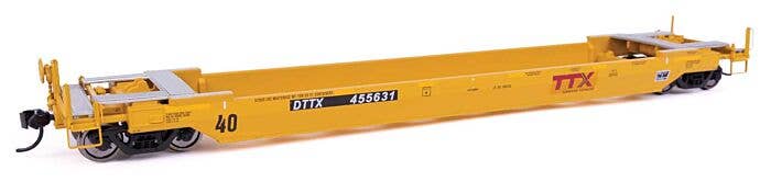 Walthers Proto HO 920-109150 Gunderson Rebuilt All-Purpose 40' Well Car, Ready-To-Run, DTTX