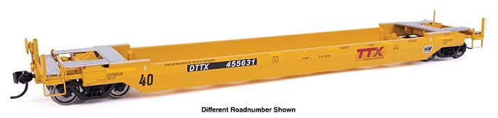 Walthers Proto HO 920-109153 Gunderson Rebuilt All-Purpose 40' Well Car, Ready-To-Run, DTTX