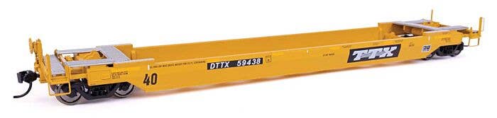 Walthers Proto HO 920-109154 Gunderson Rebuilt All-Purpose 40' Well Car, Ready-To-Run, DTTX