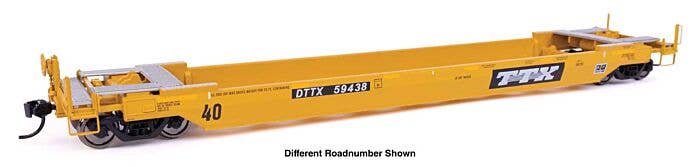 Walthers Proto HO 920-109157 Gunderson Rebuilt All-Purpose 40' Well Car, Ready-To-Run, DTTX