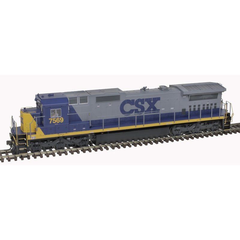 Atlas 10004173 HO DASH 8-40C SILVER CSX [YN2] WHITE ROOF