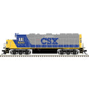 Atlas 10004224 EMD GP40-2 - Standard DC - Master(R) Silver -- CSX