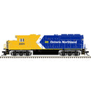Atlas 10004227 EMD GP40-2 - Standard DC - Master(R) Silver -- Ontario Northland