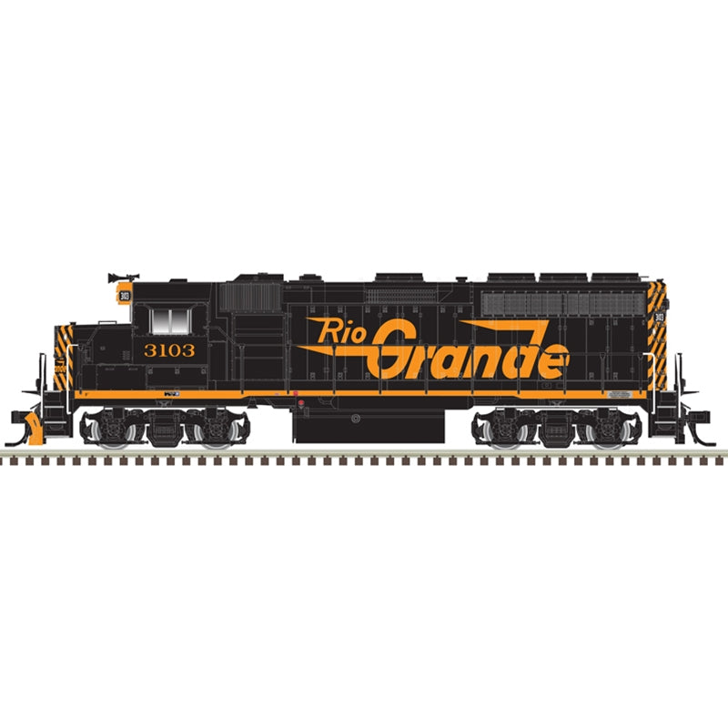 PREORDER Atlas 10004232 EMD GP40-2 - Standard DC - Master(R) Silver -- Denver & Rio Grande Western