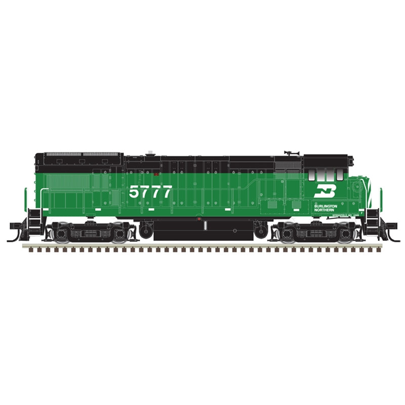 PREORDER Atlas 10004258 GE U30B Low Nose Phase II - Standard DC - Master(R) Silver -- Burlington Northern