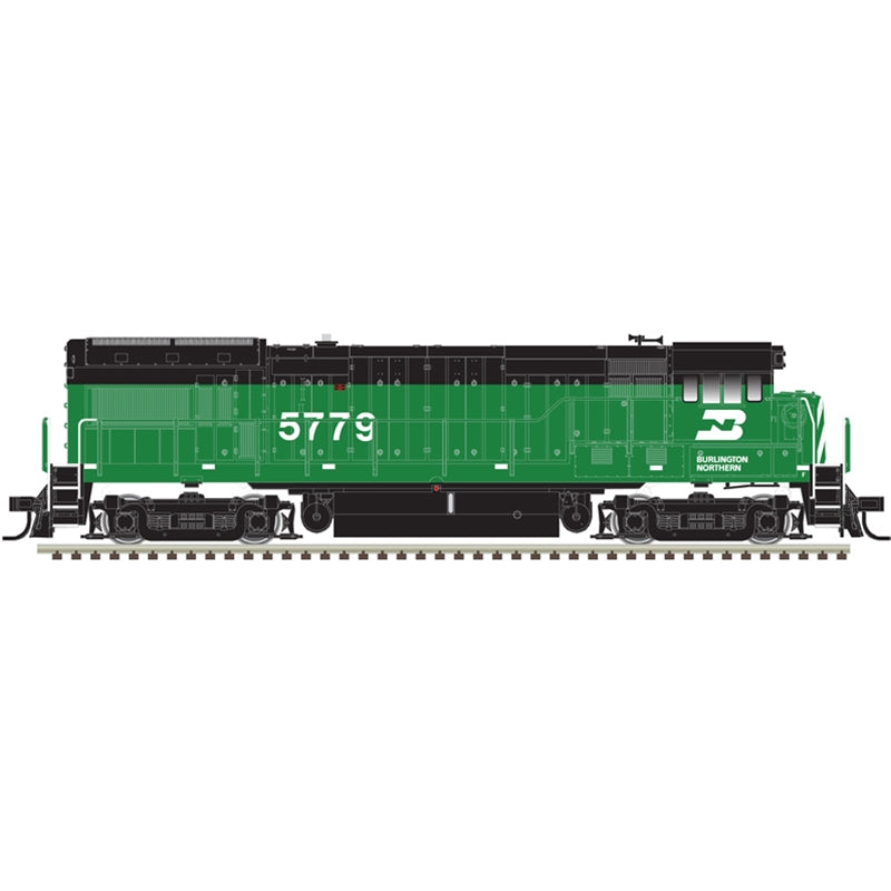 PREORDER Atlas 10004259 GE U30B Low Nose Phase II - Standard DC - Master(R) Silver -- Burlington Northern