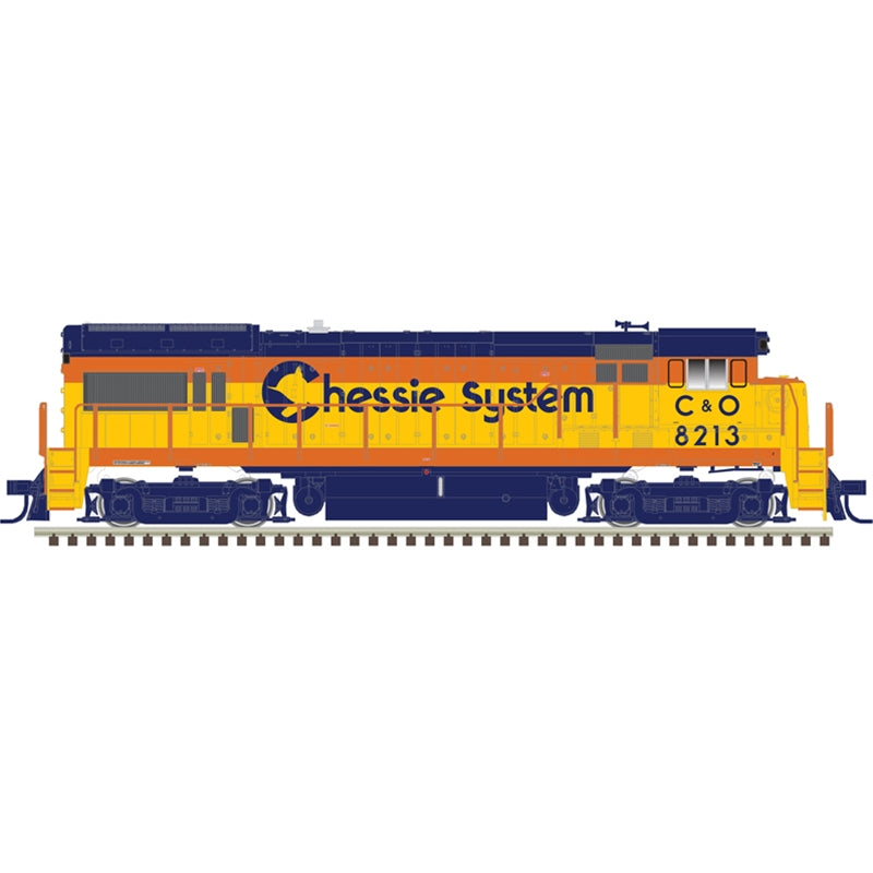 PREORDER Atlas 10004267 GE U30B Low Nose Phase II - Standard DC - Master(R) Silver -- Chessie System C&O