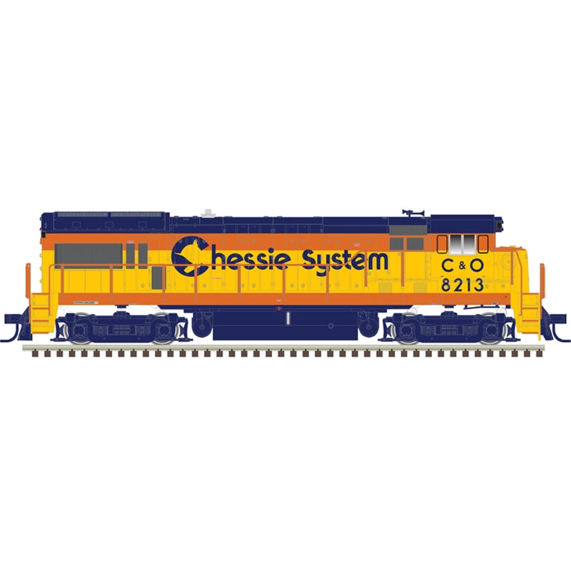 PREORDER Atlas 10004286 GE U30B Low Nose Phase II No Nose Headlight - LokSound & DCC - Master(R) Gold -- Chessie System C&O