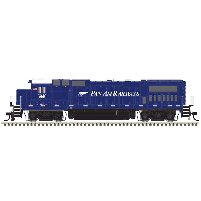 PREORDER Atlas 10004299 GE Dash 8-40B w/Ditch Lights - Standard DC - Master(R) Silver -- Pan Am Railways MEC