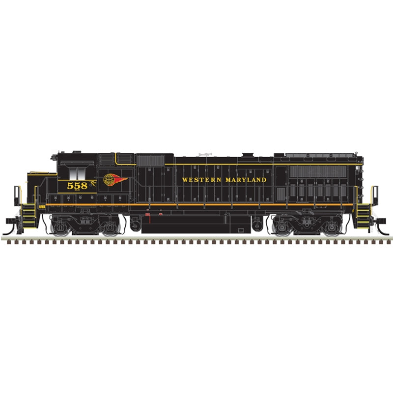 PREORDER Atlas 10004330 GE Dash 8-40B w/Ditch Lights - LokSound and DCC - Master(R) Gold -- Western Maryland Scenic Railroad