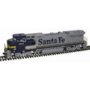 PREORDER Atlas 10004341 GE Dash 8-40BW - Standard DC - Master(R) Silver -- Santa Fe