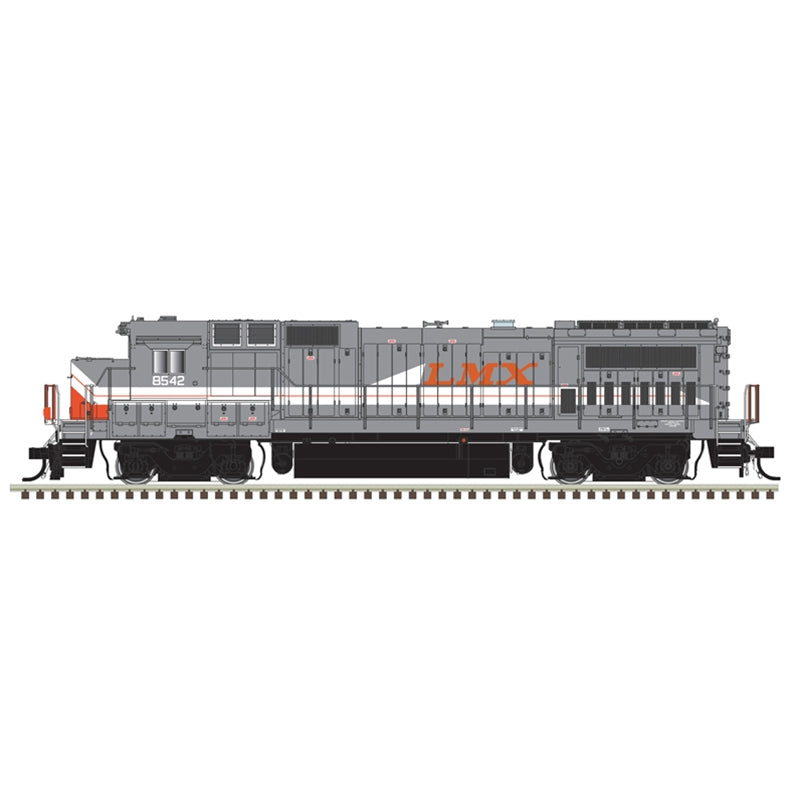 PREORDER Atlas 10004349 GE Dash 8-40B w/Front Ditch Lights - Standard DC - Master(R) Silver -- LMX General Electric Leasing