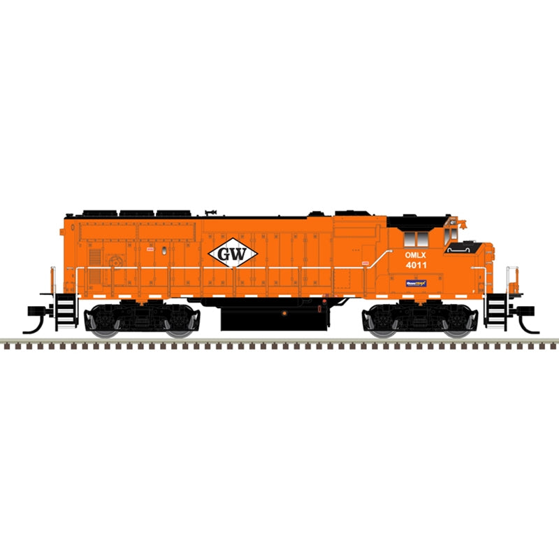 PREORDER Atlas 10004391 GMD GP40-2W CN Version - Standard DC - Master(R) -- Great Western 4011 (Omnitrax, orange, black), HO