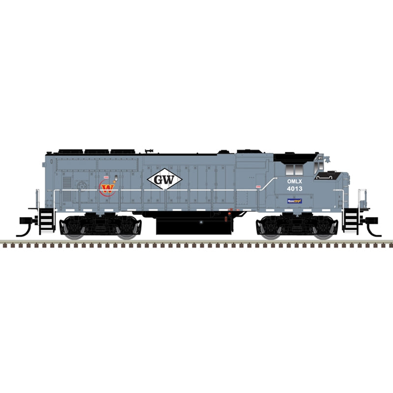 PREORDER Atlas 10004413 GMD GP40-2W CN Version - ESU LokSound and DCC - Master(R) -- Great Western 4013 (Omnitrax, gray, black), HO