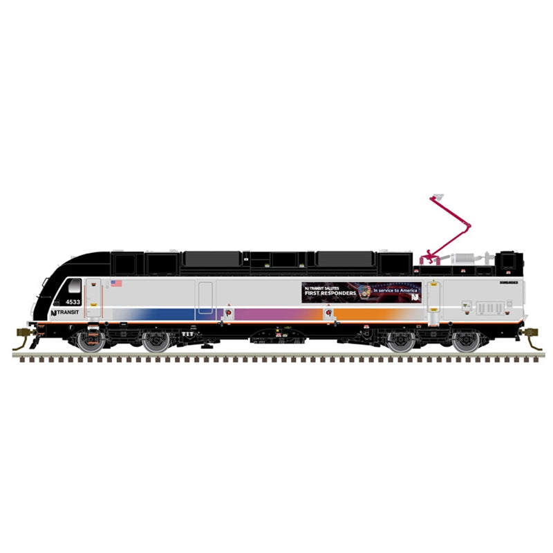 PREORDER Atlas 10004432 Bombardier ALP-45DP Dual Mode - Standard DC - Master(R) Silver -- New Jersey Transit