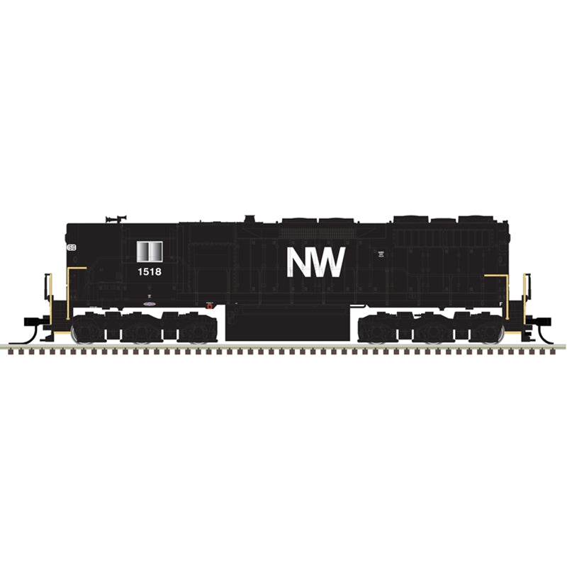 PREORDER Atlas 10004464 EMD SD35 High Nose - Standard DC - Master(R) Silver -- Norfolk & Western