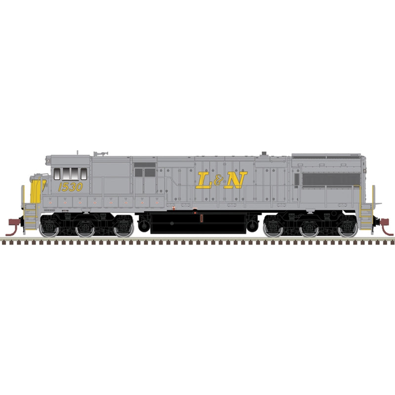 PREORDER Atlas 10004587 HO GE U28C - Standard DC - Master(R) Silver -- Louisville & Nashville