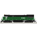 PREORDER Atlas HO 10004890 GE U30C Low Nose Phase II/III, Master Gold Locomotive Burlington Northern