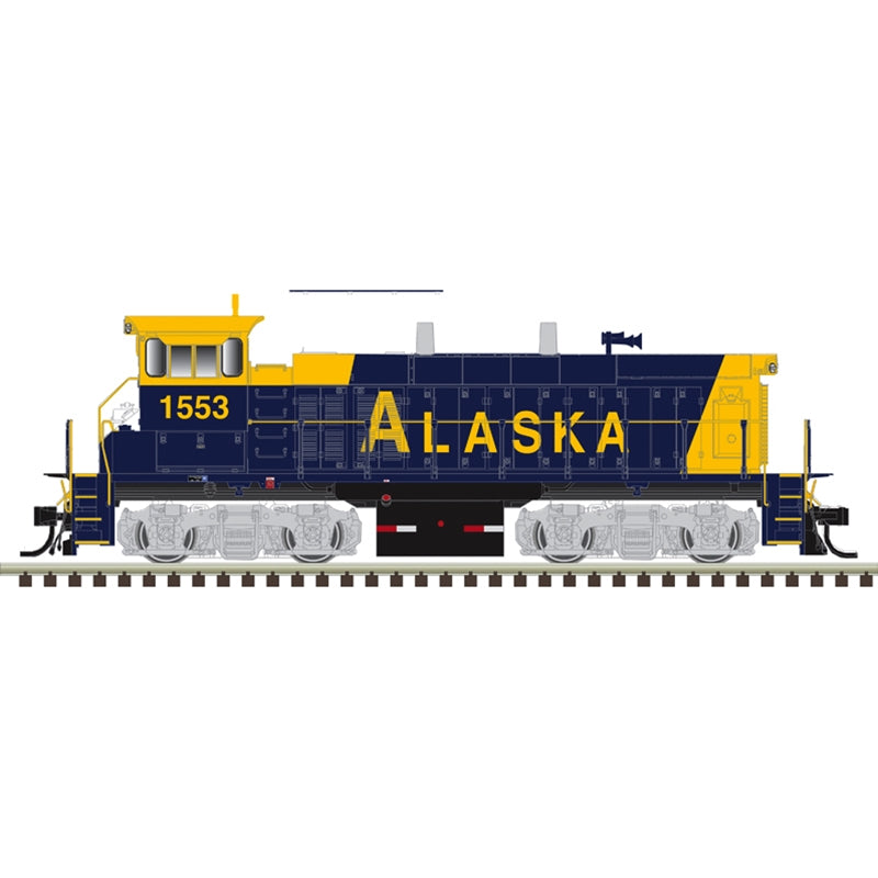 PREORDER Atlas Master Line HO 10004842 Silver Series MP15DC Diesel Locomotive, Alaska