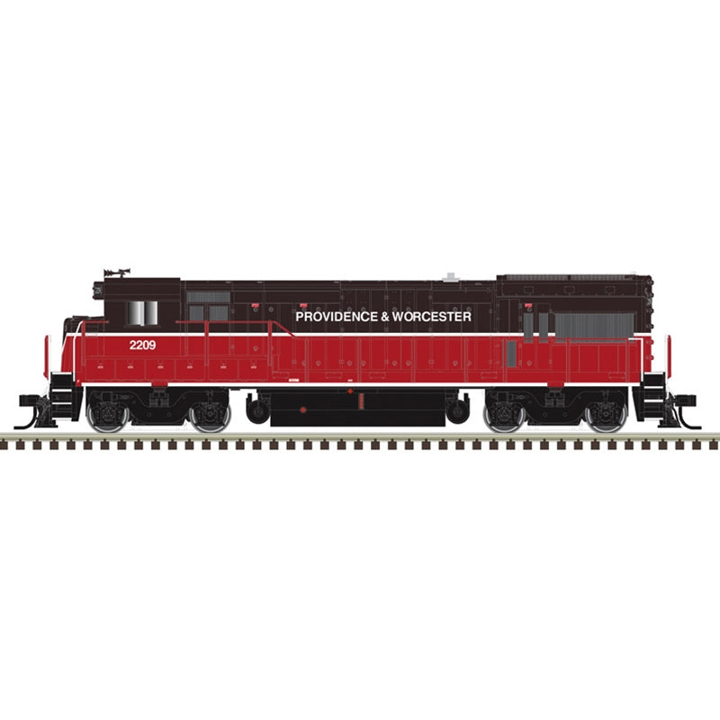 PREORDER Atlas Master Line HO 10004938 Gold Series GE U23B Diesel Locomotive with Lights, Providence & Worcester