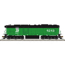 PREORDER Atlas HO 10005051 EMD SD24 High Nose, Master Silver Locomotive Burlington Northern