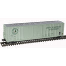 Atlas 20005878 FMC 5077 50' Double-Door Boxcar with Offset Doors - Ready to Run - Master(R) -- Union Railway of Oregon 1512 (green), HO Scale