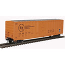 Atlas 20006199 FMC 5077 Single-Door Boxcar - Ready to Run -- Atlanta & St. Andrews Bay 7090 (orange, black), HO Scale