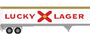 Atlas Master Line HO 20006312 45' Pines Trailer, Lucky Lager