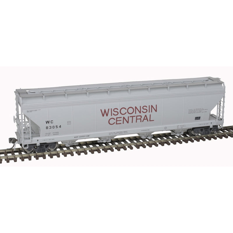 Atlas HO 20006399 ACF 5250 Centerflow Covered Hopper Master Plus, Wisconsin Central 83054