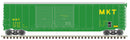Atlas Master Line HO 20006589 50' Postwar Double Door Box Car, Missouri-Kansas-Texas