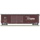 Atlas Master Line HO 20006590 50' Postwar Double Door Box Car, Santa Fe "El Capitan"