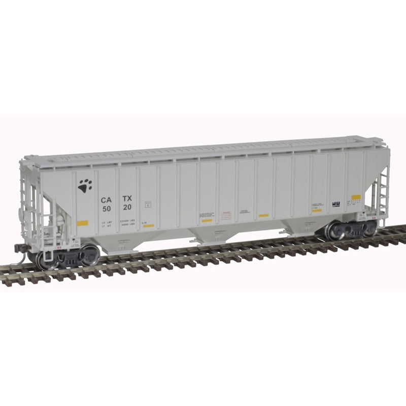 Atlas 20006636 HO Thrall 4750 Covered Hopper CATX 5086 (Gray/ Black)