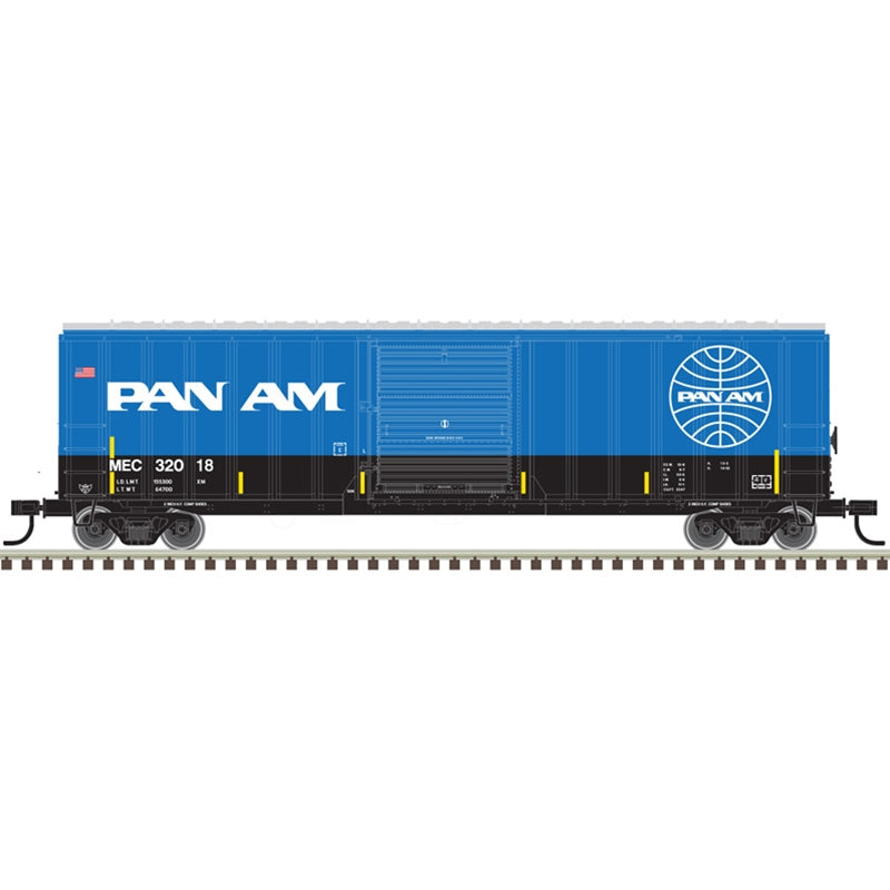 Atlas 20006707 HO TRAINMAN 50'6" BOX CAR PAN AM