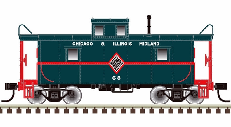 Atlas Trainman HO 20006757 C&O Cupola Caboose, Chicago and Illinois Midland