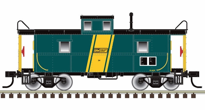 Atlas Trainman HO 20006764 C&O Cupola Caboose, Black River Western