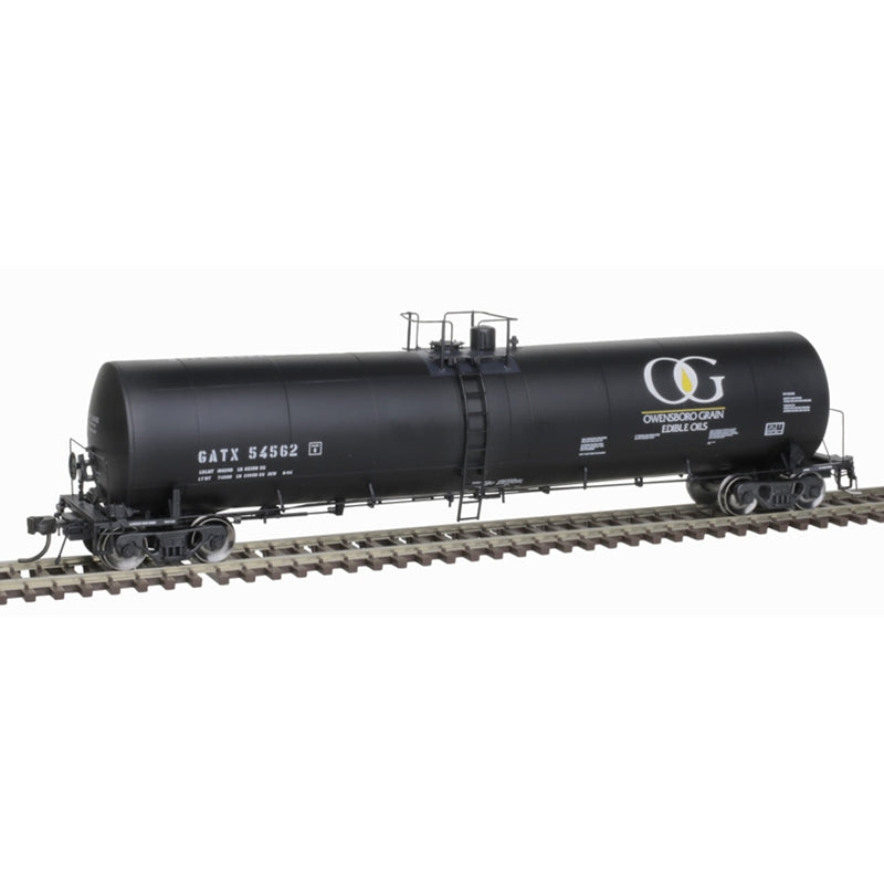 Atlas 20006888 HO TRINITY 25,500 GALLON TANK CAR GATX [OWENSBORO GRAIN]