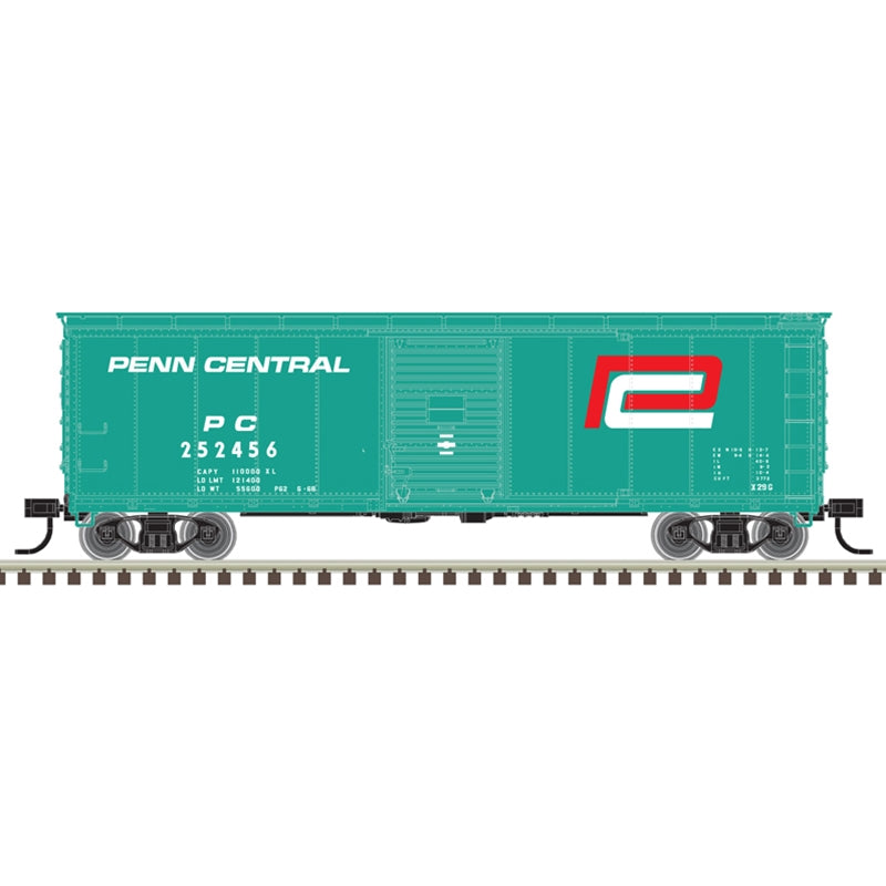 Atlas 20007082 USRA Steel Rebuilt 40' Boxcar - Ready to Run - Master(R) -- Penn Central