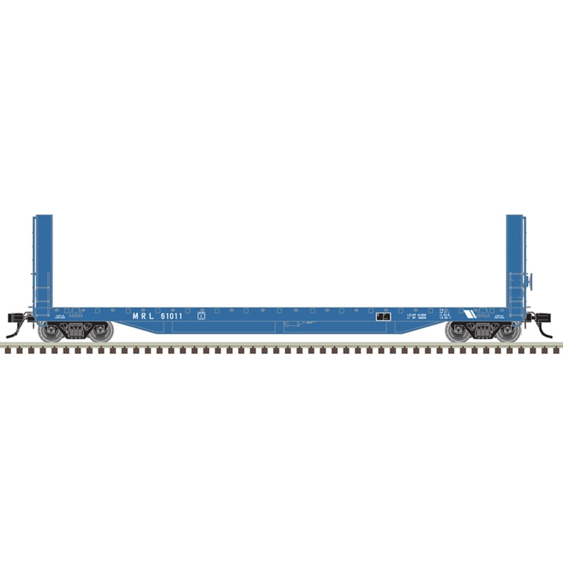 PREORDER Atlas 20007111 51'6" Bulkhead Flatcar - Ready to Run - Master(R) -- Montana Rail Link