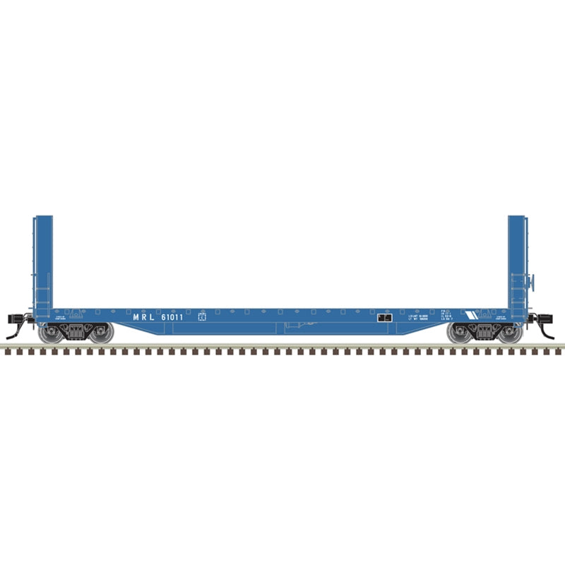 PREORDER Atlas 20007109 51'6" Bulkhead Flatcar - Ready to Run - Master(R) -- Montana Rail Link