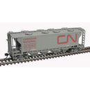 Atlas Master Line HO 20007162 Slab Side Hopper, Canadian National (Noodle, 8 Hatch)