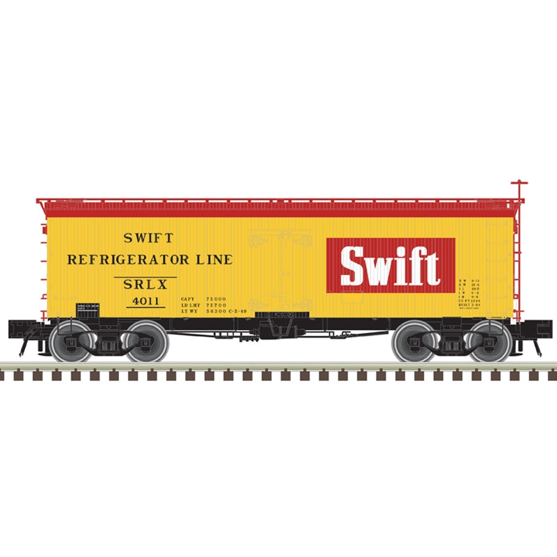 PREORDER Atlas 20007201 36' Wood Reefer - Ready to Run - Master(R) -- Swift