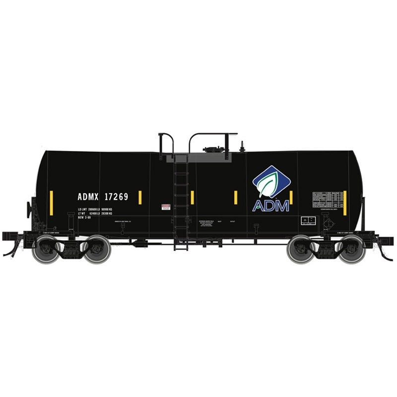 Atlas 20007219 Trinity 17,600-Gallon Corn Syrup Tank Car - Ready to Run -- ADM