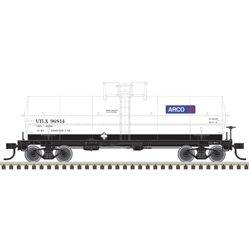 PREORDER Atlas 20007346 11,000-Gallon Tank Car w/Platform - Ready to Run - Master(R) -- Arco UTLX