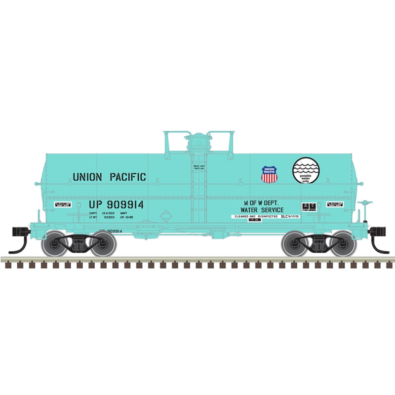 PREORDER Atlas 20007359 11,000-Gallon Tank Car w/Platform - Ready to Run - Master(R) -- Union Pacific