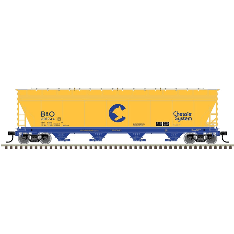 Atlas 20007369 ACF 5250 Covered Hopper - Ready to Run - Master(R) Plus -- Chessie System B&O