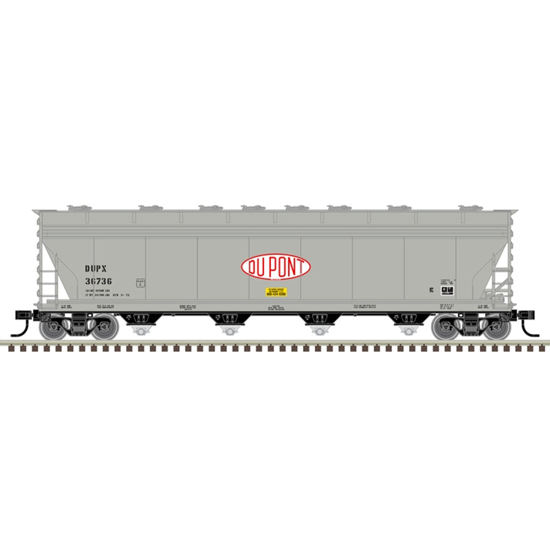Atlas 20007375 ACF 5250 Covered Hopper - Ready to Run - Master(R) Plus -- DuPont