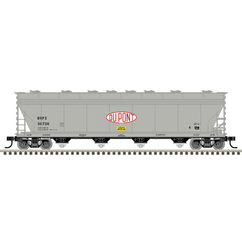 Atlas 20007374 ACF 5250 Covered Hopper - Ready to Run - Master(R) Plus -- DuPont